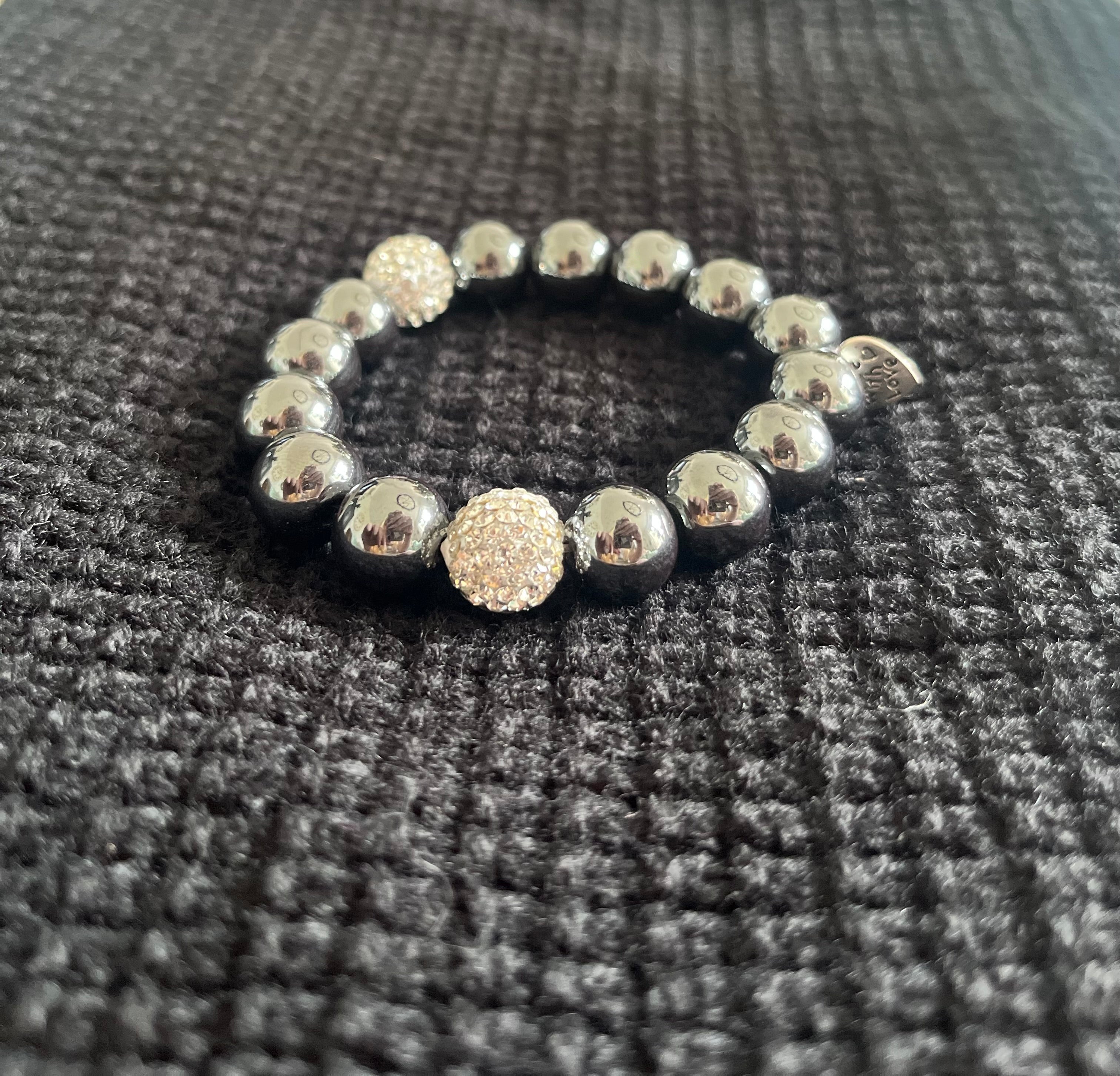 Steinperlen Armband